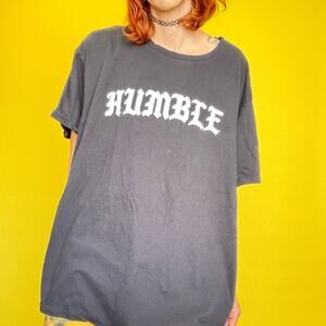Brooklyn Vertical Black Gothic Humble Graphic Tee XXL